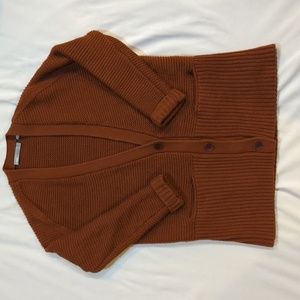 Vince Wool and Cashmere 'Vee' Cardigan Size Small in the color Cinnamon